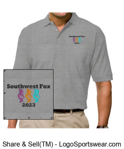 Southwest Fox 2023 Mens Polo Design Zoom